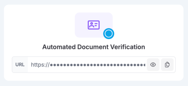 In-progress status card
